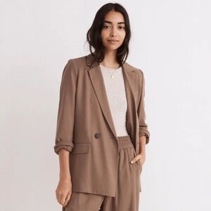 Madewell Caldwell Double-Breasted Blazer